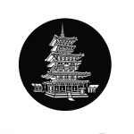 steel gobo chinese pagoda