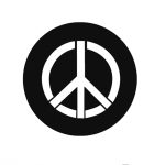 steel gobo peace piece