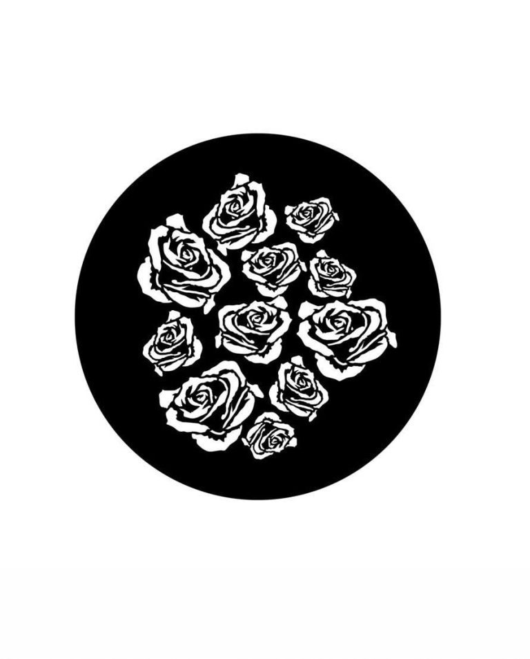 steel gobo breakup roses