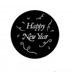 steel gobo happy new year