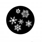 steel gobo snowflakes